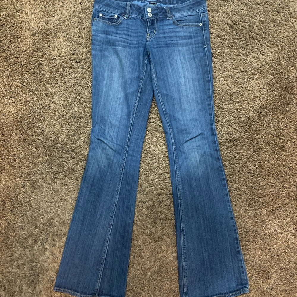 Dark Wash 4 Long AE Artist Jeans